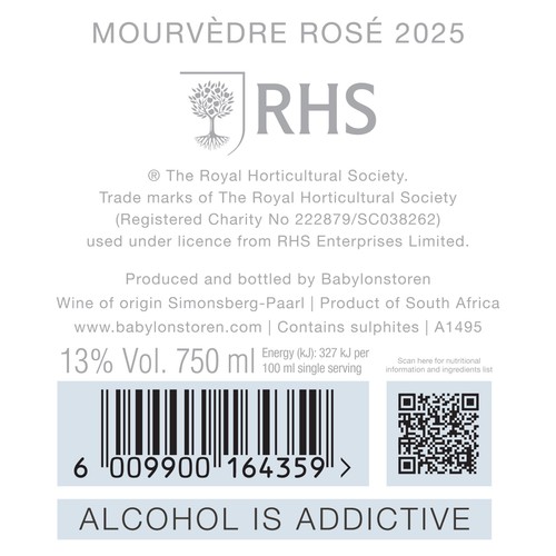 Babylonstoren Mourvedre South African Rose