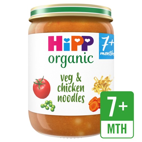 HiPP Organic Veg & Chicken Noodles Baby Food 7+ months