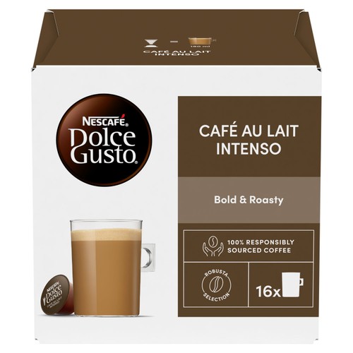 Nescafe Dolce Gusto Cafe Au Lait Intenso Pods
