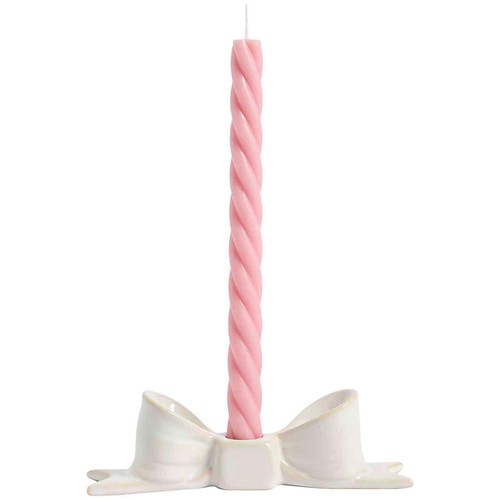 M&S Twisted Dinner Candles, Pink