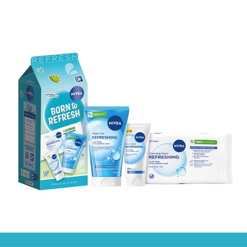 NIVEA Born To Refresh Carton Gift Set