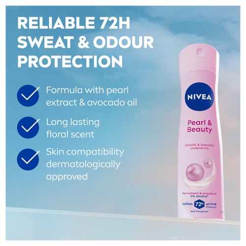 NIVEA Anti-Perspirant Deodorant Spray Pearl & Beauty