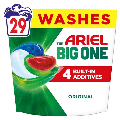 Ariel The Big One Original Washing Liquid Pods 29 Washes