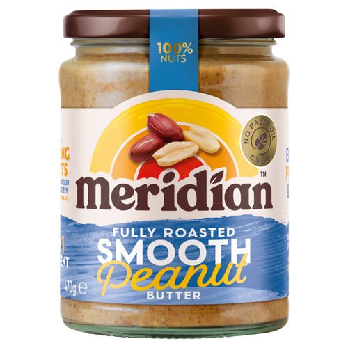 Meridian Smooth Peanut Butter 100% Nuts
