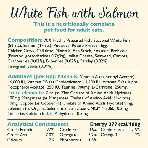 Lily's Kitchen Cat Fisherman's Feast White Fish with Salmon Dry Food
