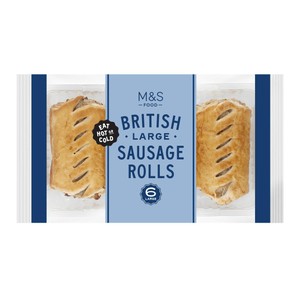 M&S 6 Large Sausage Rolls