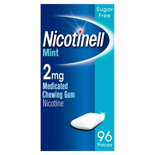 Nicotinell Nicotine Gum Stop Smoking Aid Mint Flavour 2mg
