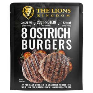 The Lions Kingdom Ostrich Burgers