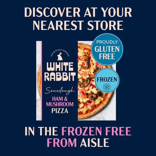 White Rabbit Gluten Free Prosciutto Ham & Mushroom Romana 10"