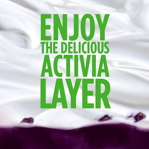 Activia Fusions Blueberry Acai Gut Health Fruit Yoghurt Multipack