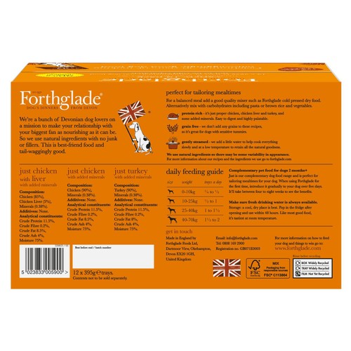 Forthglade Complementary Wet Dog Food Variety Pack