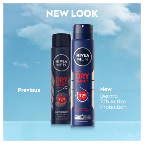 NIVEA MEN Dry Impact Anti-Perspirant Deodorant Spray