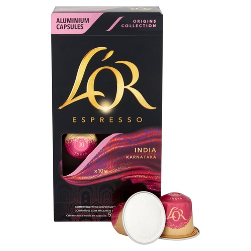 L'OR India Coffee Pods x10 Intensity 10