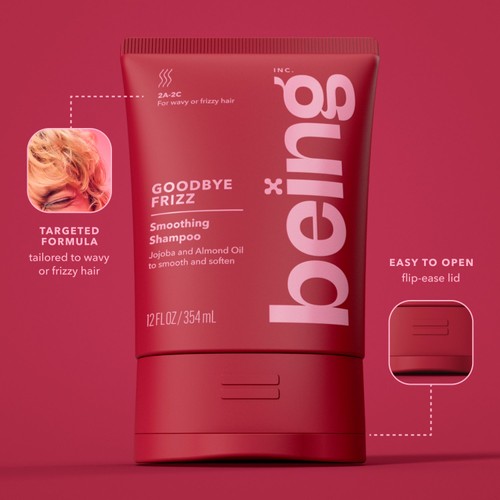 Being GOOD BYE FRIZZ Smoothing Shampoo