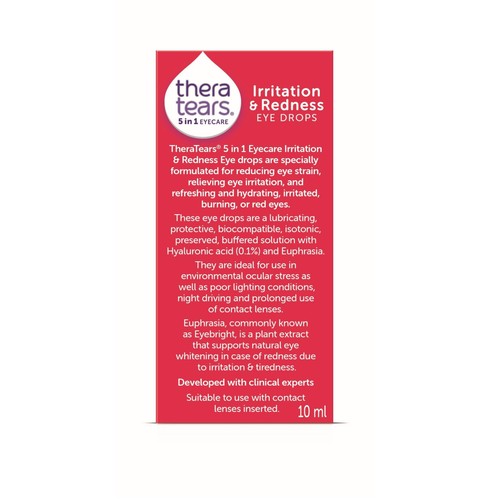 TheraTears 5 in 1 Irritation & Redness Eye Drops