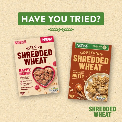 Shredded Wheat Bitesize Active Cereal