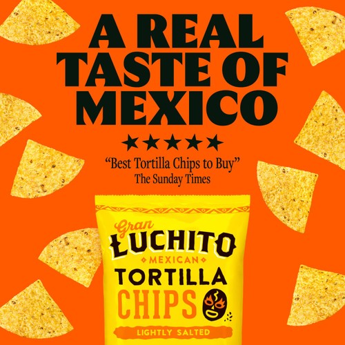 Gran Luchito Lightly Salted Corn Tortilla Chips