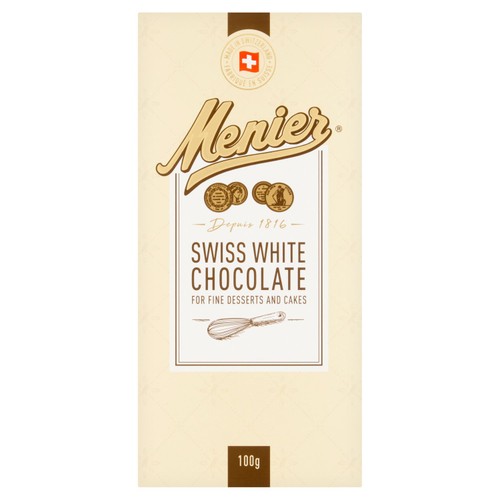 Menier White Chocolate, 100g