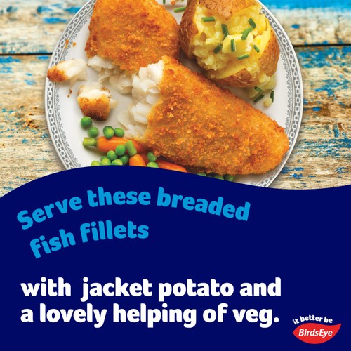 Birds Eye 2 MSC Breaded Omega 3 Fish Fillets