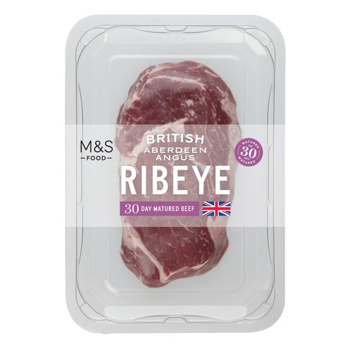 M&S Aberdeen Angus Ribeye Steak