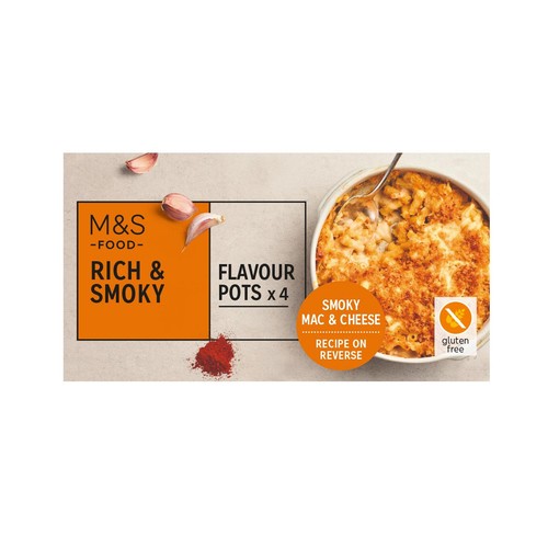 M&S 4 Rich & Smoky Flavour Pots