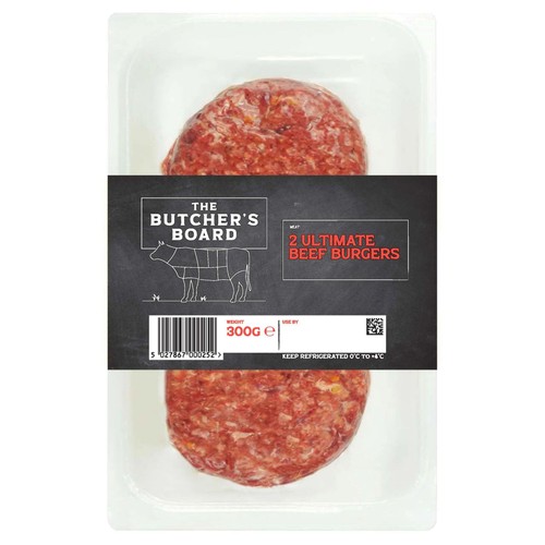 The Butcher's Board Ultimate Beef Burgers