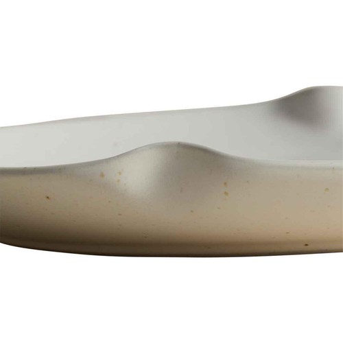 M&S Crimped Scallop Side Plate, Cream