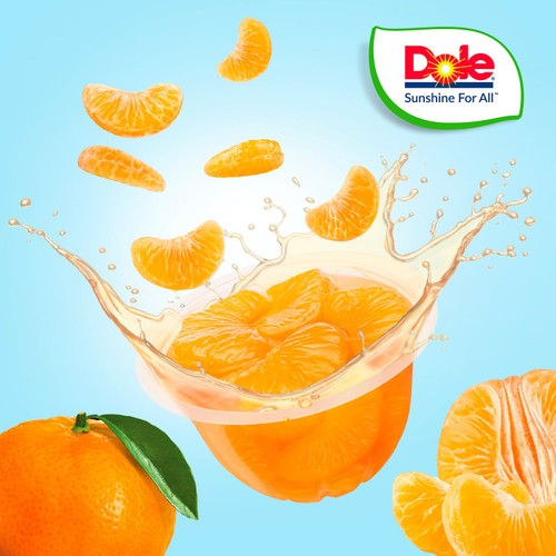 Dole Mandarins In Juice Fruit Pots Multipack