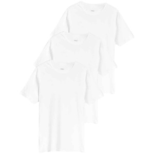M&S Mens Essential Cotton T-Shirt Vests, 2XL, White Ocado