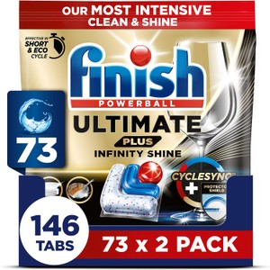 Finish Ultimate Plus Infinity Shine Dishwasher Tablets Fresh
