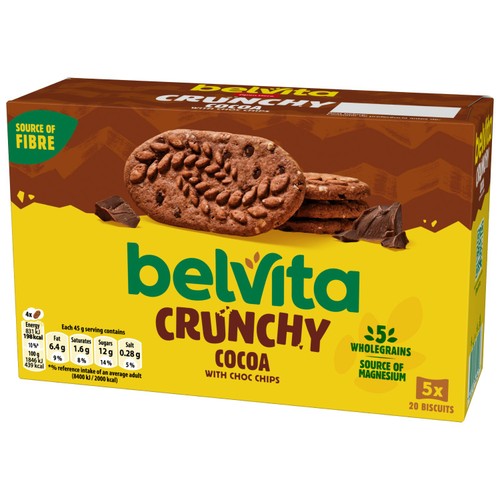 Belvita Cocoa Choc Chips Breakfast Biscuits 
