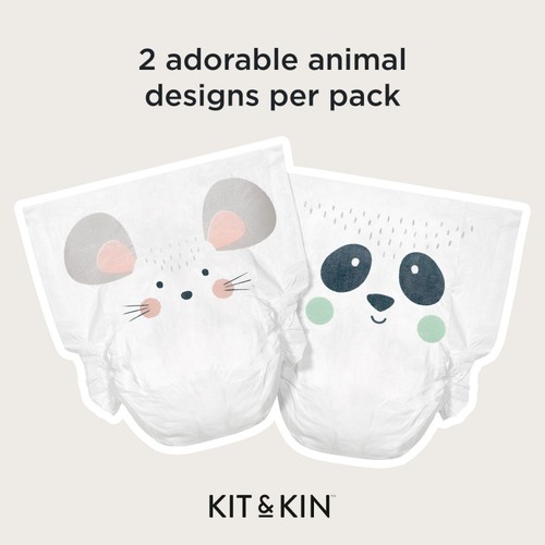 Kit & Kin Hypoallergenic Nappies Size 2 (4-8kg)