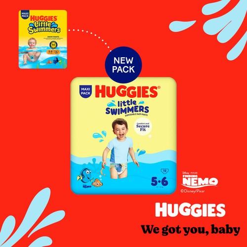 Huggies Little Swimmers Swim Pants Size 5-6