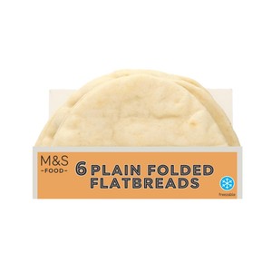 M&S White Folded Flatbreads
