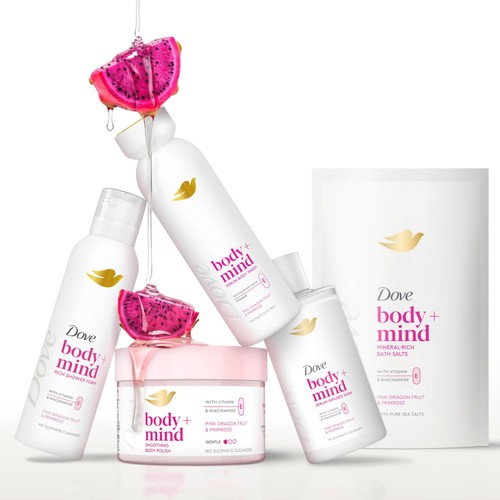Dove Body & Mind Dragonfruit & Primrose Mousse
