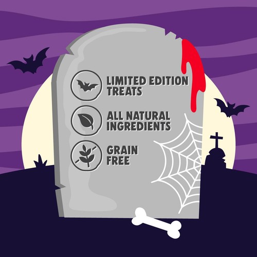 Denzel's Spooky Bones - Duck & Pumpkin Dog Treats