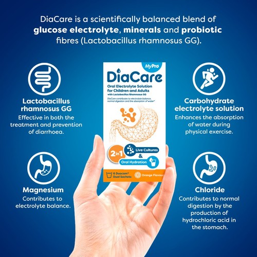 Diacare Oral Electrolyte Powder Sachets