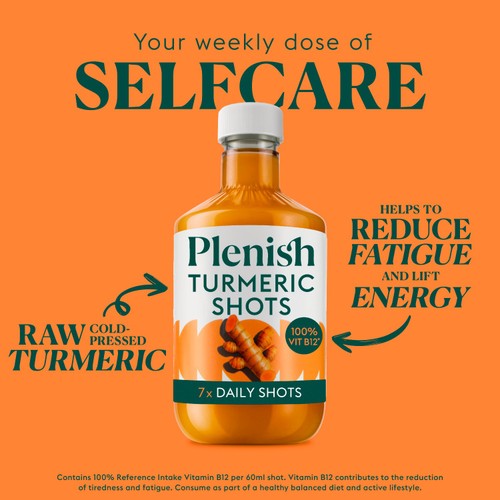 Plenish Turmeric Dosing Bottle 7x Shots