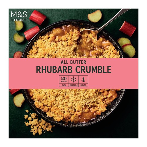 M&S Rhubarb Crumble