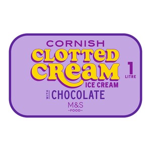 M&S Cornish Clotted Cream Chocolate Ice Cream