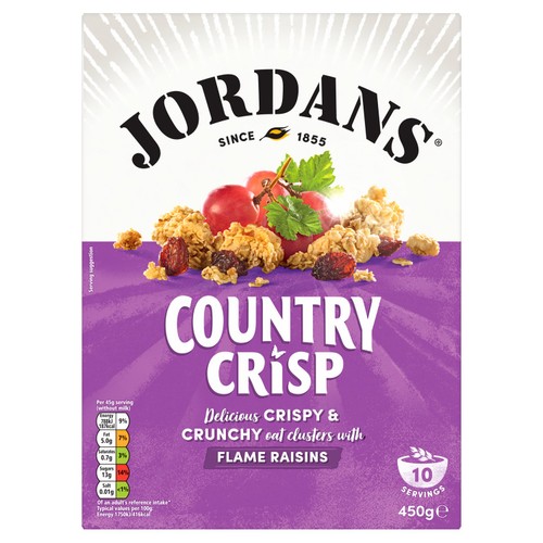 Jordans Country Crisp Flame Raisins Breakfast Cereal