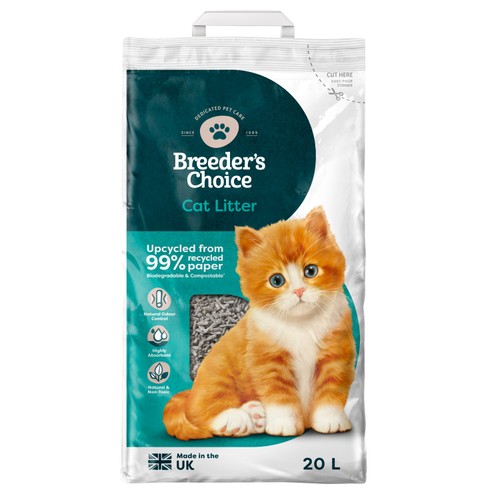 Breeder's Choice Paper Non Clumping Cat Litter (20 L)