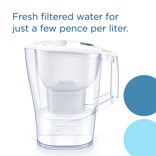 BRITA Aluna Water Filter Jug White (2.4L)