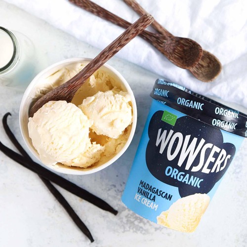 Wowsers Organic Madagascan Vanilla Ice Cream