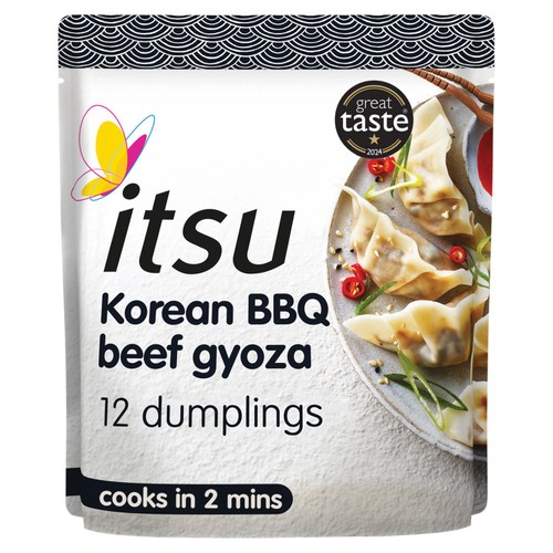 itsu 12 Korean BBQ beef gyoza dinner dumplings