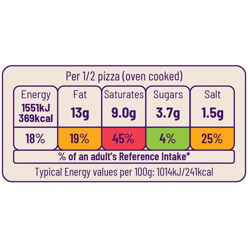 Ocado Stonebaked Four Cheese Pizza