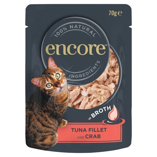 Encore Cat Tuna Fillet with Crab in Broth