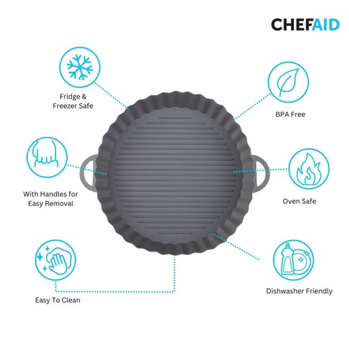 Chef Aid Air Fryer Liner 21cm Dia x 4cm