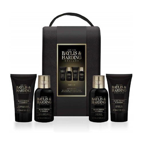 Baylis & Harding Men's Black Pepper & Ginseng Wash Bag