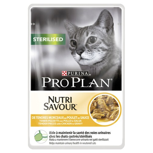 Purina Pro Plan Cat Nutrisavour Sterilised With Chicken in Grazy